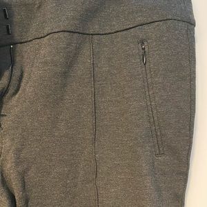 Grey stretchy legging work pants